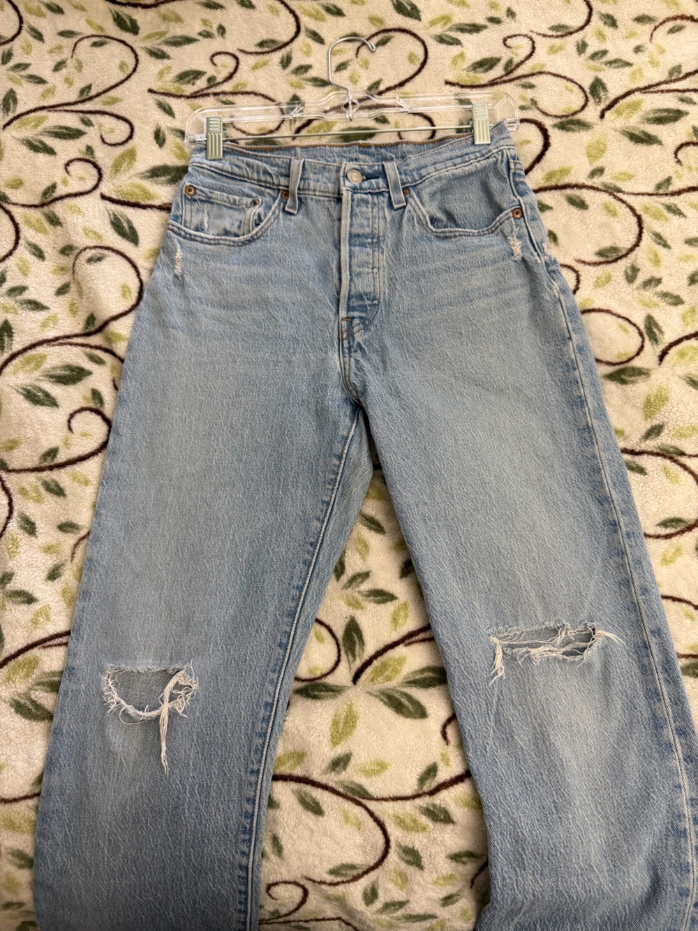 Levi's 501 Original Fit Jeans Original Fit Straight Leg Jeans Blue Waist 26